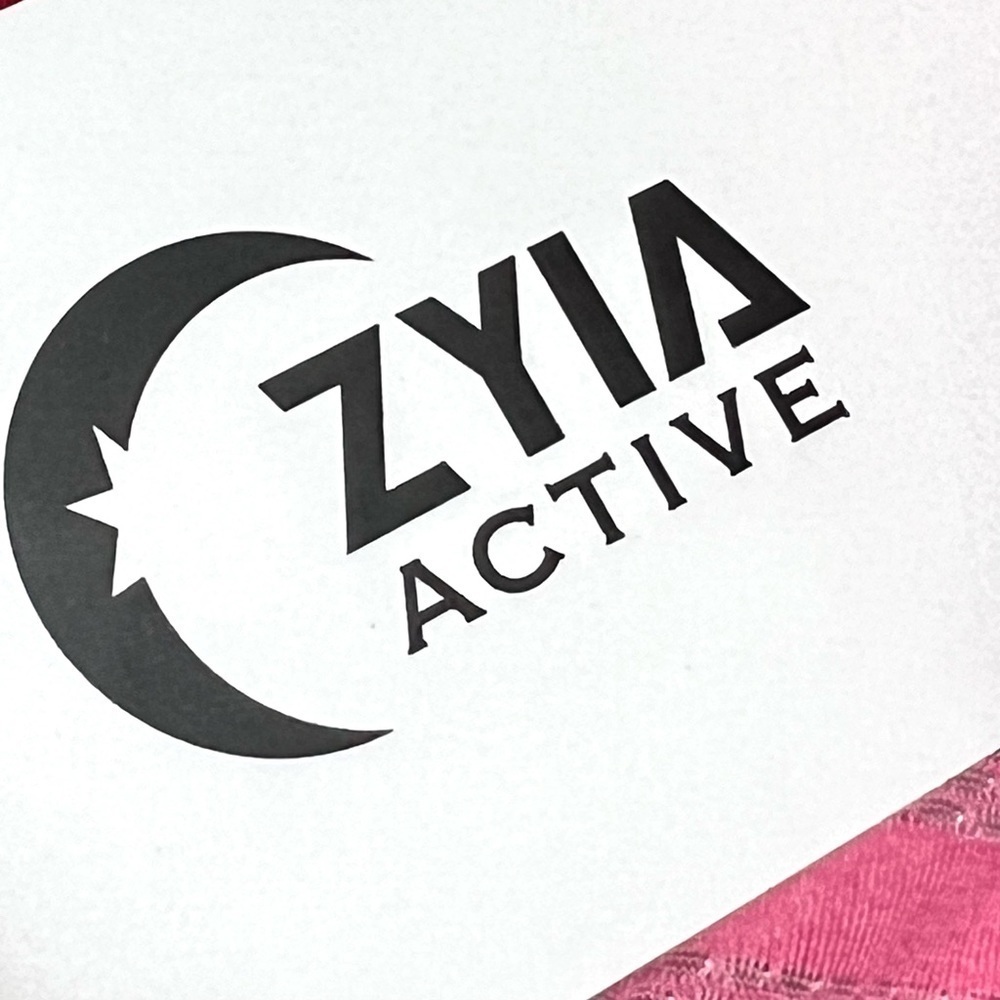 Zyia Active Pink Nimbus Split Back Yellow Athletic Tank Top Women’s Large - Picture 10 of 12